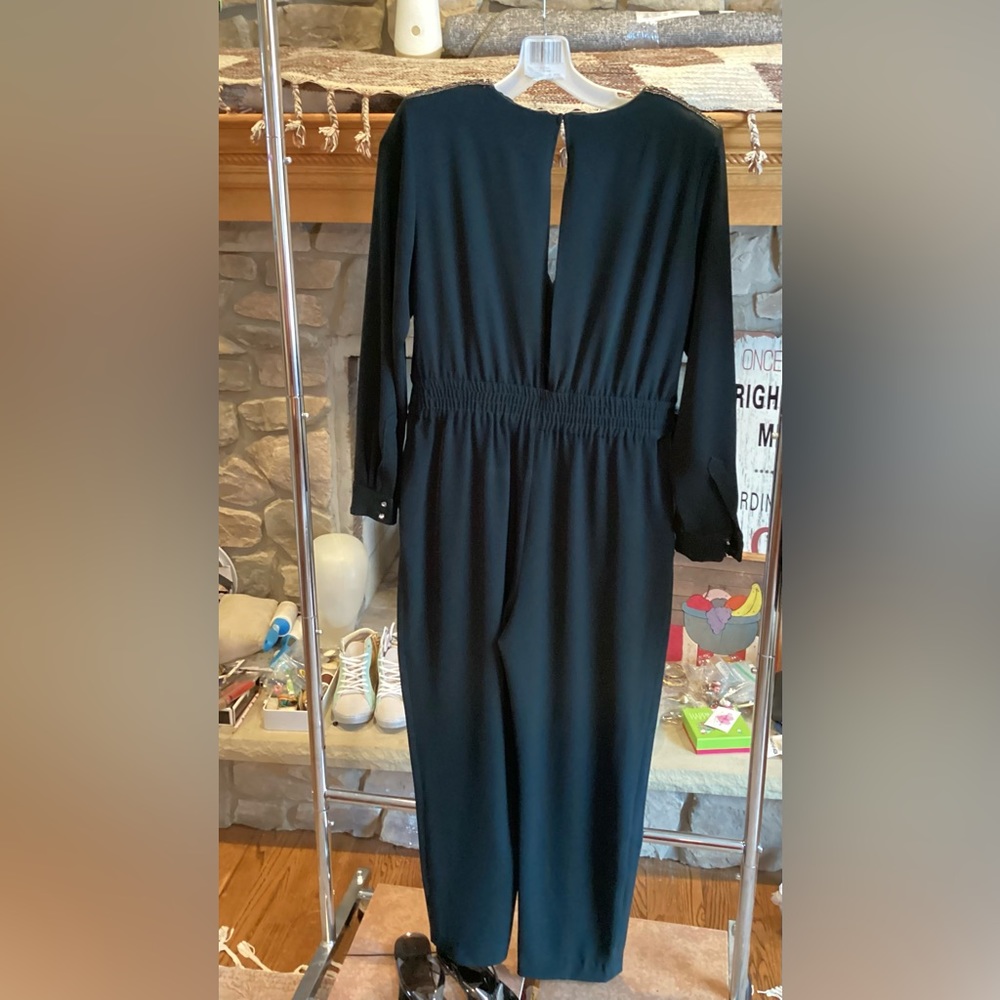 Zara Basic Collection.Black One Piece Beaded Romp… - image 4